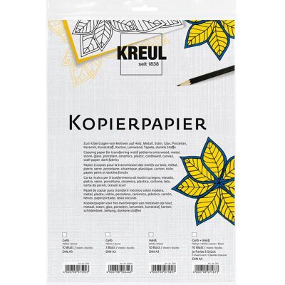 KREUL Durchschreibepapier, 10 Blatt KREUL Durchschreibepapier, 10 Blatt