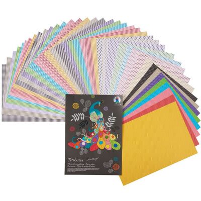URSUS Fotokarton-Block "Mini Designs", ca. 23 x 33 cm, 40 Blatt URSUS Fotokarton-Block "Mini Designs", ca. 23 x 33 cm, 40 Blatt
