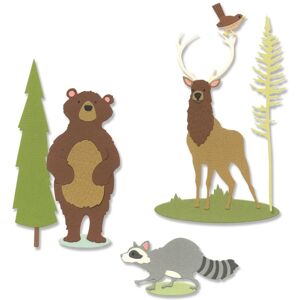 Sizzix Thinlits Stanzschablone "Forest Animals #2" Sizzix Thinlits Stanzschablone "Forest Animals #2"