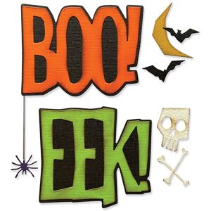 Sizzix Thinlits Stanzschablone "Big Frights by Tim Holtz" Sizzix Thinlits Stanzschablone "Big Frights by Tim Holtz"