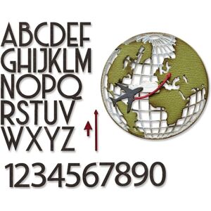 Sizzix Thinlits Stanzschablone "World Travel by Tim Holtz" Sizzix Thinlits Stanzschablone "World Travel by Tim Holtz"