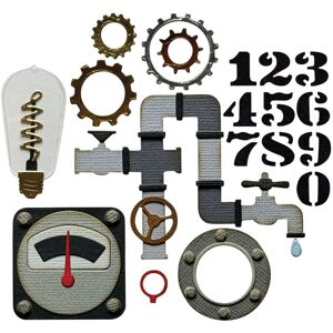 Sizzix Thinlits Stanzschablone "Vault Industrial by Tim Holtz" Sizzix Thinlits Stanzschablone "Vault Industrial by Tim Holtz"