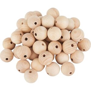VBS Holzkugeln durchgebohrt "Ø 30 mm" - 50 Stück VBS Holzkugeln durchgebohrt "Ø 30 mm" - 50 Stück