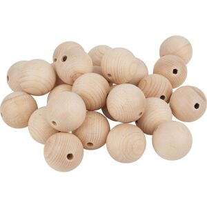 VBS Holzkugeln durchgebohrt "Ø 50 mm" - 25 Stück VBS Holzkugeln durchgebohrt "Ø 50 mm" - 25 Stück