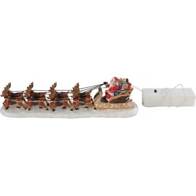 VBS Miniatur Santaschlitten mit 8 Rentieren VBS Miniatur Santaschlitten mit 8 Rentieren