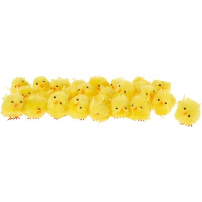 VBS XXL VBS Chenille Küken "Höhe 5 cm", 24 Stück VBS XXL VBS Chenille Küken "Höhe 5 cm", 24 Stück