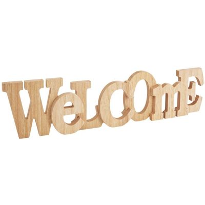 VBS Holz-Schriftzug "Welcome" VBS Holz-Schriftzug "Welcome"