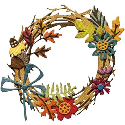 Sizzix Thinlits Stanzschablone "Foliage Wreath by Tim Holtz" Sizzix Thinlits Stanzschablone "Foliage Wreath by Tim Holtz"