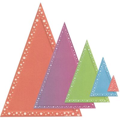 Sizzix Framelits Stanzschablone "Triangles" - Kreativ Schneidematte Sizzix Framelits Stanzschablone "Triangles" - Kreativ Schneidematte