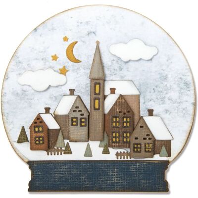 Sizzix Thinlits Stanzschablone "Snowglobe by Tim Holtz" Sizzix Thinlits Stanzschablone "Snowglobe by Tim Holtz"