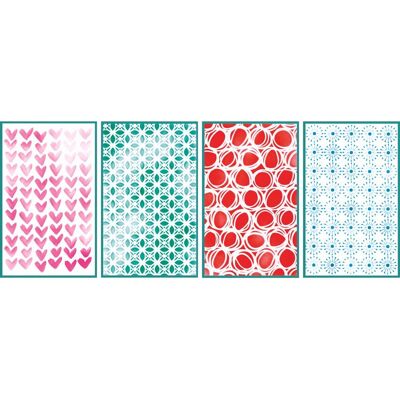 Sizzix Stencil Set "Backgrounds" Sizzix Stencil Set "Backgrounds"