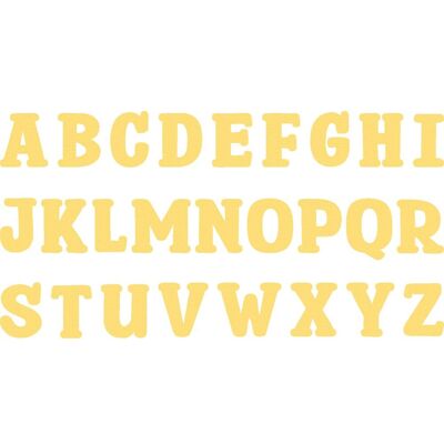 Sizzix Thinlits Stanzschablone "Alphabet by Eileen Hull" Sizzix Thinlits Stanzschablone "Alphabet by Eileen Hull"