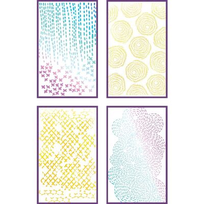 Sizzix Stencil Set "Stitched Florals" Sizzix Stencil Set "Stitched Florals"