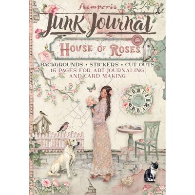 Stamperia Junk Journal Book "House of Roses" Stamperia Junk Journal Book "House of Roses"