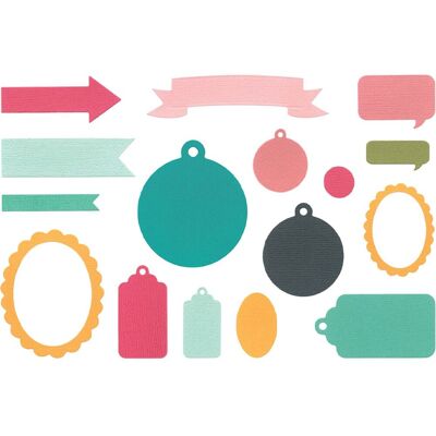Sizzix Framelits Stanzschablone "Banners, Tags & Labels" Sizzix Framelits Stanzschablone "Banners, Tags & Labels"