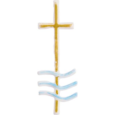 Rico Design Wachsmotiv "Kreuz mit Wellen" Rico Design Wachsmotiv "Kreuz mit Wellen"
