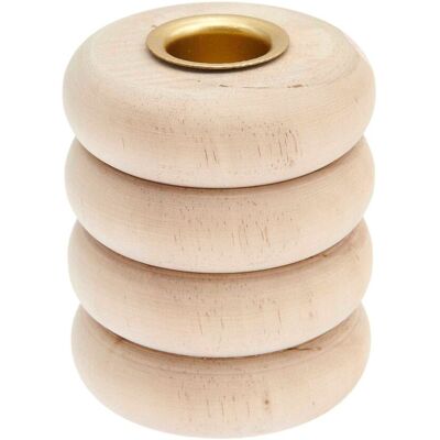 Rico Design Kerzenhalter "Ringe", für Stabkerzen Ø 2,4 cm - 7 cm Rico Design Kerzenhalter "Ringe", für Stabkerzen Ø 2,4 cm - 7 cm