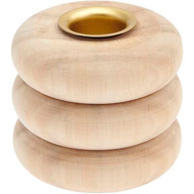 Rico Design Kerzenhalter "Ringe", für Stabkerzen Ø 2,4 cm - 5 cm Rico Design Kerzenhalter "Ringe", für Stabkerzen Ø 2,4 cm - 5 cm
