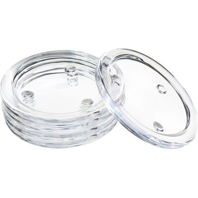 VBS Kerzen Glasuntersetzer, 5 Stück, Ø 10 cm VBS Kerzen Glasuntersetzer, 5 Stück, Ø 10 cm