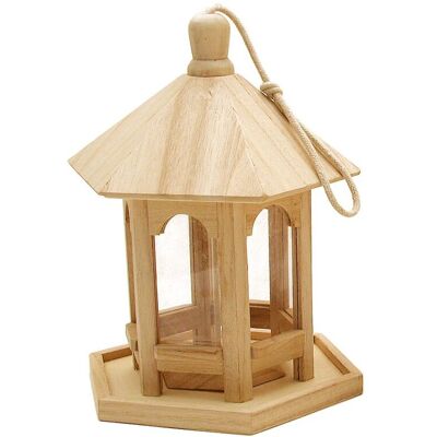 VBS Vogel-Futterhaus, 6 eckig, Holz VBS Vogel-Futterhaus, 6 eckig, Holz