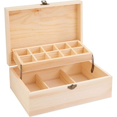 VBS Holz-Aufbewahrungsbox "Twin" VBS Holz-Aufbewahrungsbox "Twin"