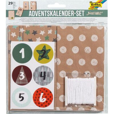 folia Adventskalender-Set "Nature" folia Adventskalender-Set "Nature"