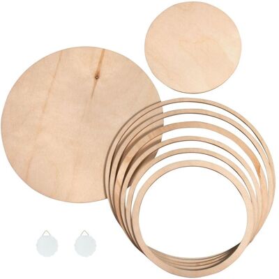 Rayher Holzplatten/-ringe Set Rayher Holzplatten/-ringe Set