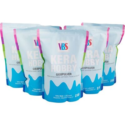 VBS Gießpulver "KeraHobby", Weiß - 10 kg VBS Gießpulver "KeraHobby", Weiß - 10 kg