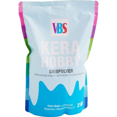 VBS Gießpulver "KeraHobby", Weiß - 2 kg VBS Gießpulver "KeraHobby", Weiß - 2 kg