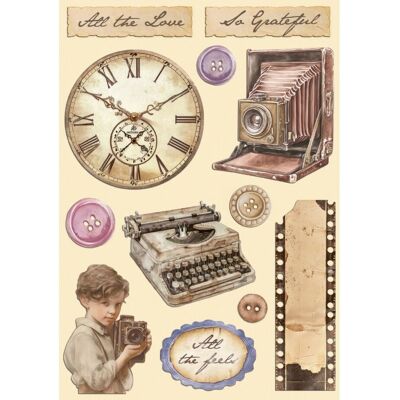 Stamperia Lasercut-Motive "Quiet Days" Stamperia Lasercut-Motive "Quiet Days"