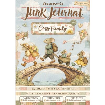 Stamperia Junk Journal Book "Cozy Family" Stamperia Junk Journal Book "Cozy Family"