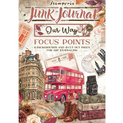 Stamperia A5 Junk Journal Focus Points "Our Way" Stamperia A5 Junk Journal Focus Points "Our Way"