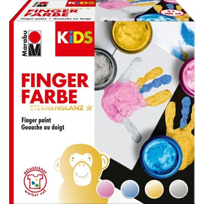 Marabu KiDS Fingerfarbe "STERNENGLANZ" Marabu KiDS Fingerfarbe "STERNENGLANZ"