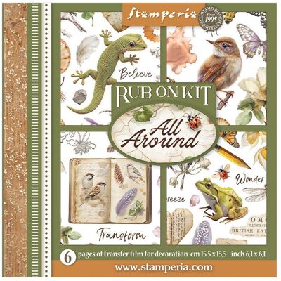Stamperia Rub On Sortiment "All Around" Stamperia Rub On Sortiment "All Around"