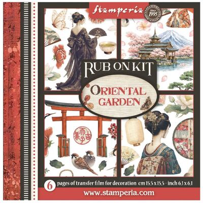 Stamperia Rub On Sortiment "Oriental Garden" Stamperia Rub On Sortiment "Oriental Garden"