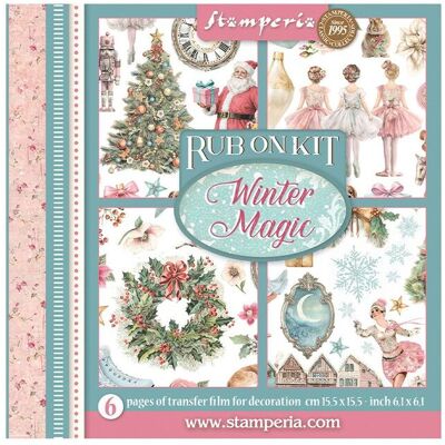 Stamperia Rub On Sortiment "Winter Magic" Stamperia Rub On Sortiment "Winter Magic"