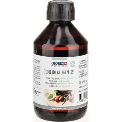 GLOREX Jojobaöl, kaltgepresst - 250 ml GLOREX Jojobaöl, kaltgepresst - 250 ml