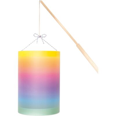 folia Laternen-Bastelset inkl. LED Licht "Regenbogen" folia Laternen-Bastelset inkl. LED Licht "Regenbogen"