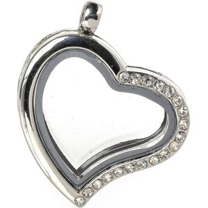 UIT Medaillon-Anhänger "Herz mit Strass" UIT Medaillon-Anhänger "Herz mit Strass"