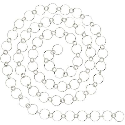 Rayher Gliederkette Ringe geprägt - Silber Rayher Gliederkette Ringe geprägt - Silber
