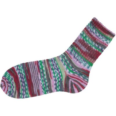 Gründl Hot Socks "Lazise" - Tannengrün/Burgund/Apfelgrün/Flieder-Meliert Gründl Hot Socks "Lazise" - Tannengrün/Burgund/Apfelgrün/Flieder-Meliert