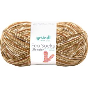 Multi Gründl Eco Socks Life color - Kamel/Schlammm/Gold/Multicolor