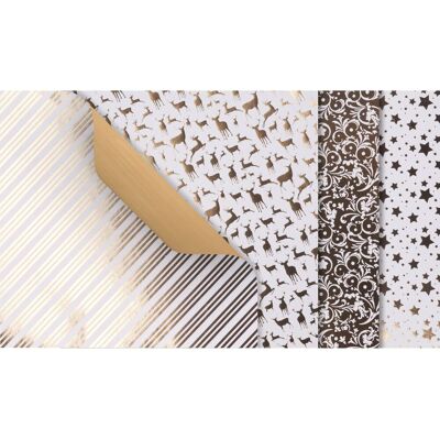 Gebrüder Bertels Faltpapier "Golden X-Mas" Gebrüder Bertels Faltpapier "Golden X-Mas"
