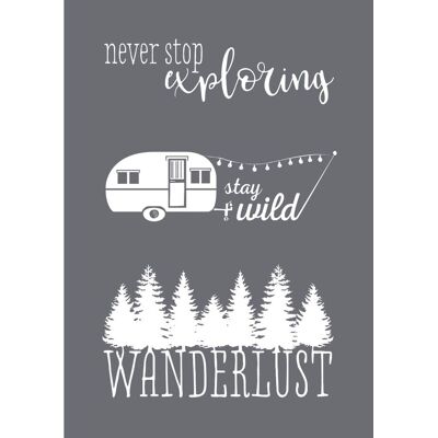 Rayher Schablone "Wanderlust" mit Rakel Rayher Schablone "Wanderlust" mit Rakel