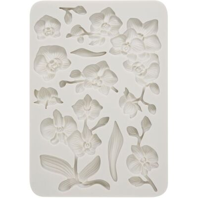 Stamperia Silikonform Orchideen und Katzen - Orchids Stamperia Silikonform Orchideen und Katzen - Orchids