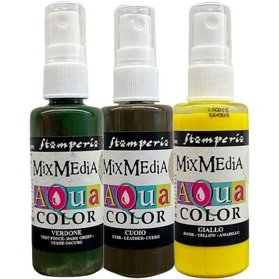 Stamperia Aquacolor "Golden Harmony", 3er-Set Stamperia Aquacolor "Golden Harmony", 3er-Set