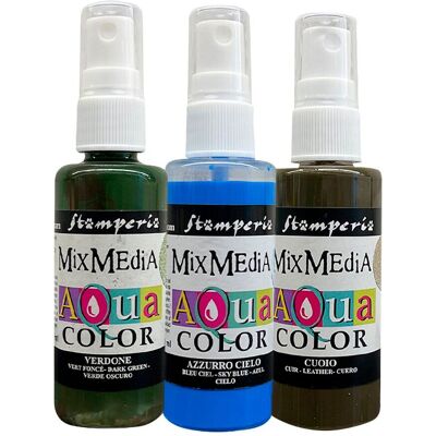 Stamperia Aquacolor "Hiddene Grove", 3er-Set Stamperia Aquacolor "Hiddene Grove", 3er-Set