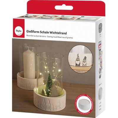 Rayher Silikon Gießform "Schale Wichtelrand" Rayher Silikon Gießform "Schale Wichtelrand"