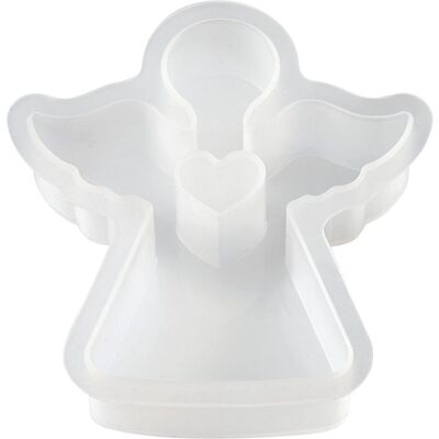 HobbyFun Silikon-Gießform "Engel mit Herz" - Groß HobbyFun Silikon-Gießform "Engel mit Herz" - Groß