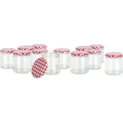VBS Gläser mit Schraubdeckel "Rund", 170 ml - 12 Stück VBS Gläser mit Schraubdeckel "Rund", 170 ml - 12 Stück